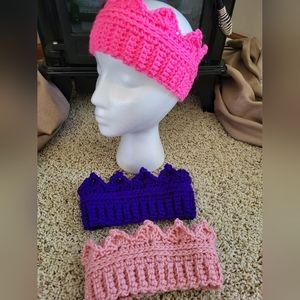 Crown headband, NWOT, handmade crochet by me, new
